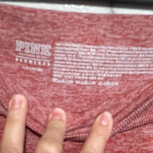 Victoria's Secret PerFormance Full Length Seamless Cinnibar Marl Leggings Size L - Picture 3 of 6